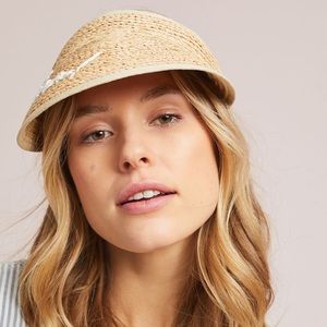 Anthropologie Accessories - NWT Anthropologie Ciao Raffia Visor Anthropologie Accessories - NWT Anthropologie Ciao Raffia Visor